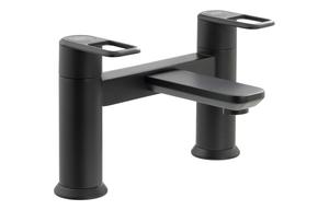 Abode Levarto Deck Mounted Bath Filler - Matt Black